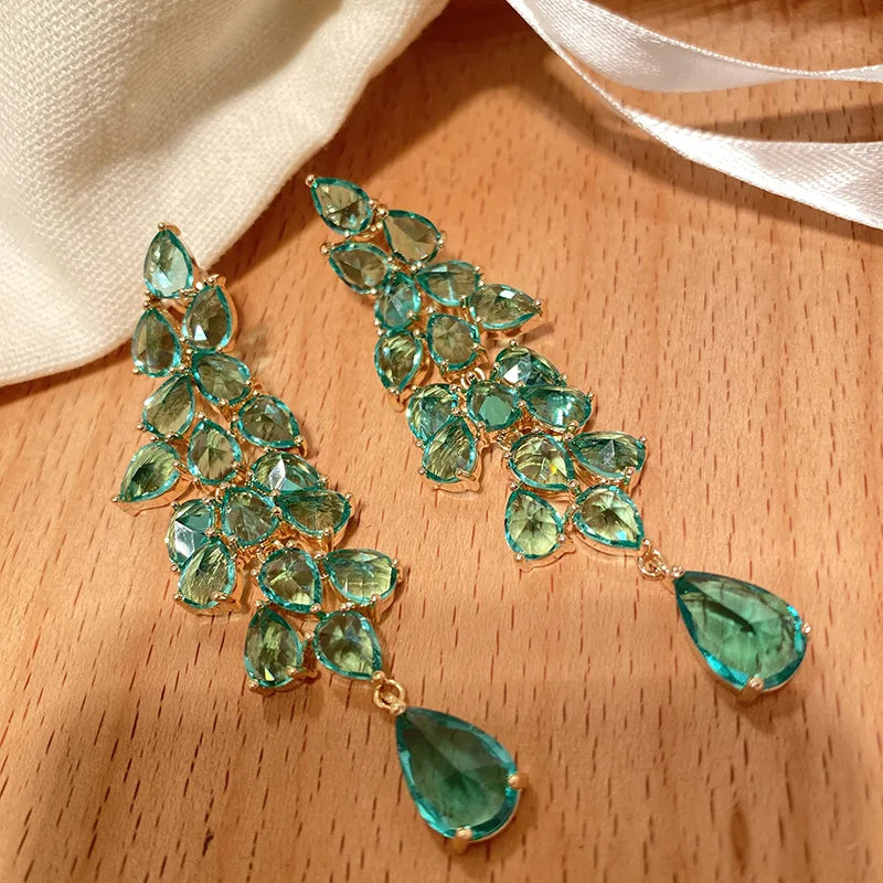 Vintage Crystal Dangler Earrings