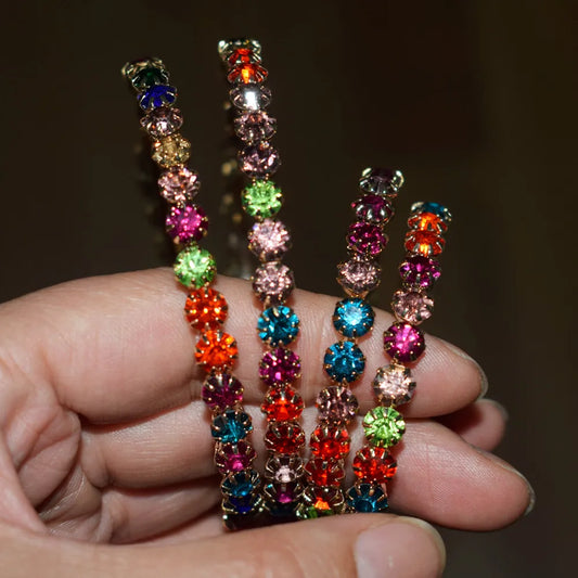 Multicolors  Big Hoop Earrings