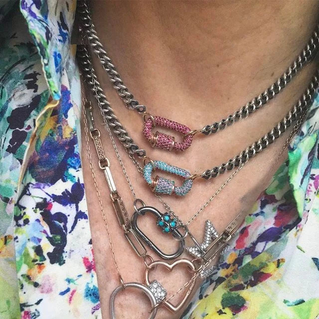 necklace  spiral buckle