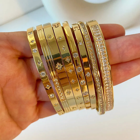 Bangles  Bracelets 18K Gold Plated